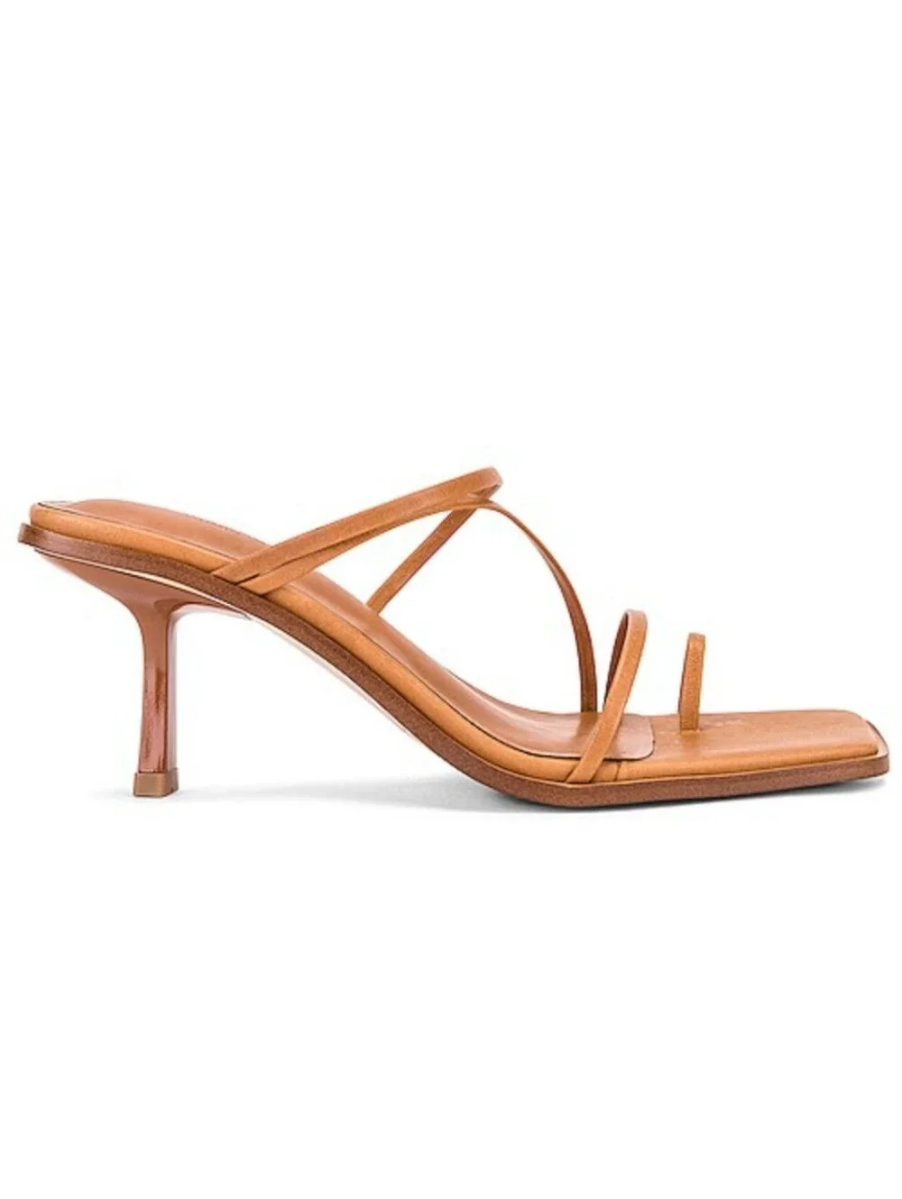 Toni Bianco | Danni Strappy Sandal in Tan Como Size 7.5 Classic Neutral